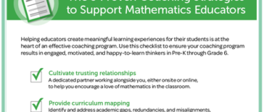 The 5 Proven Coaching Strategies to Support Mathematics Educators